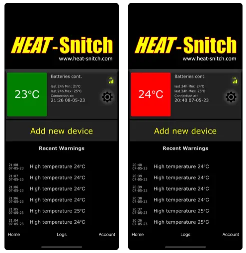 Heat Snitch thermal detector Heat Snitch thermal detector